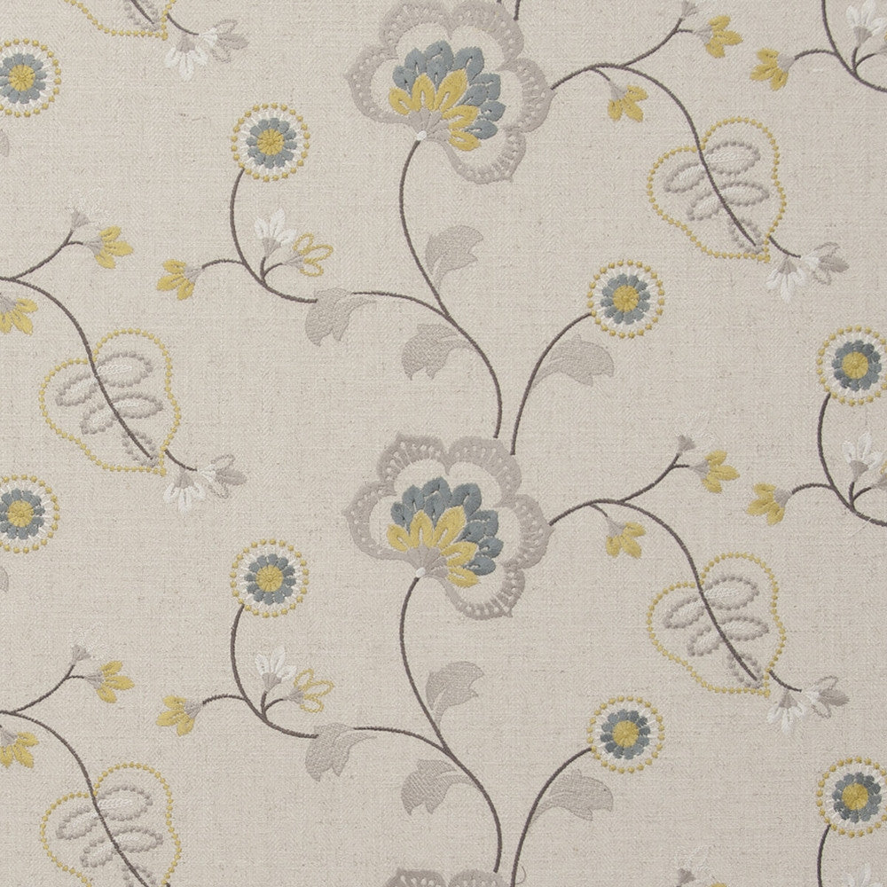 Chatsworth Acacia by Clarke And Clarke Designer Fabric CLARKE & CLARKE MANOR HOUSE VISCOSE - 34%;COTTON - 22%;LINEN - 22%;POLYESTER - 22% India Horizontal: 25.59 and Vertical: 9.06 54 - Swanky Fabrics -