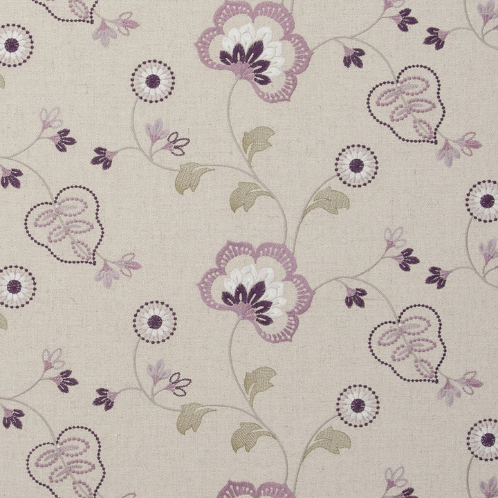Chatsworth Orchid by Clarke And Clarke Designer Fabric CLARKE & CLARKE MANOR HOUSE VISCOSE - 34%;COTTON - 22%;LINEN - 22%;POLYESTER - 22% India - Horizontal: 25.59 and Vertical: 9.06 54 - Swanky Fabrics -