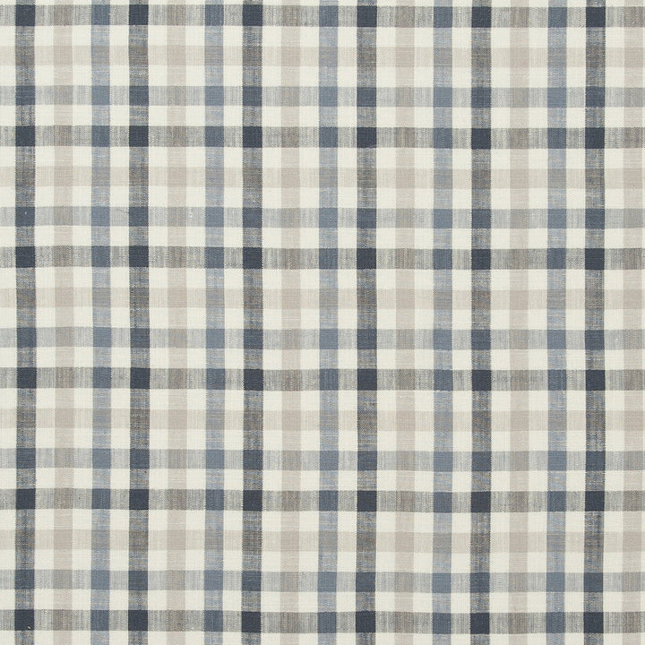 Hatfield Chambray by Clarke And Clarke Designer Fabric CLARKE & CLARKE MANOR HOUSE VISCOSE - 70%;LINEN - 30% India MEDIUM Horizontal: 3.35 and Vertical: 3.35 54 - Swanky Fabrics -