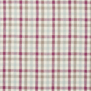 Clarke And Clarke Fabric Hatfield Raspberry