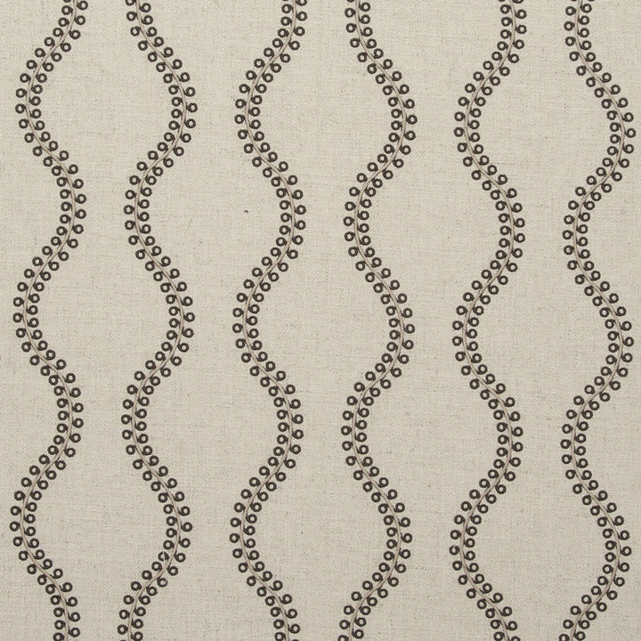 Woburn Charcoal by Clarke And Clarke Designer Fabric CLARKE & CLARKE MANOR HOUSE COTTON - 43%;LINEN - 19%;POLYESTER - 19%;VISCOSE - 19% India Horizontal: 6.5 and Vertical: 6.1 54 - Swanky Fabrics -