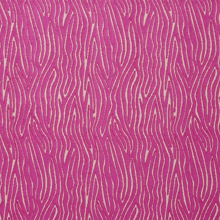Onda Fuchsia by Clarke And Clarke Designer Fabric CLARKE & CLARKE DIMENSIONS VISCOSE - 52%;POLYESTER - 48% Turkey HEAVY Horizontal: 6.89 and Vertical: 12.2 54 - Swanky Fabrics -