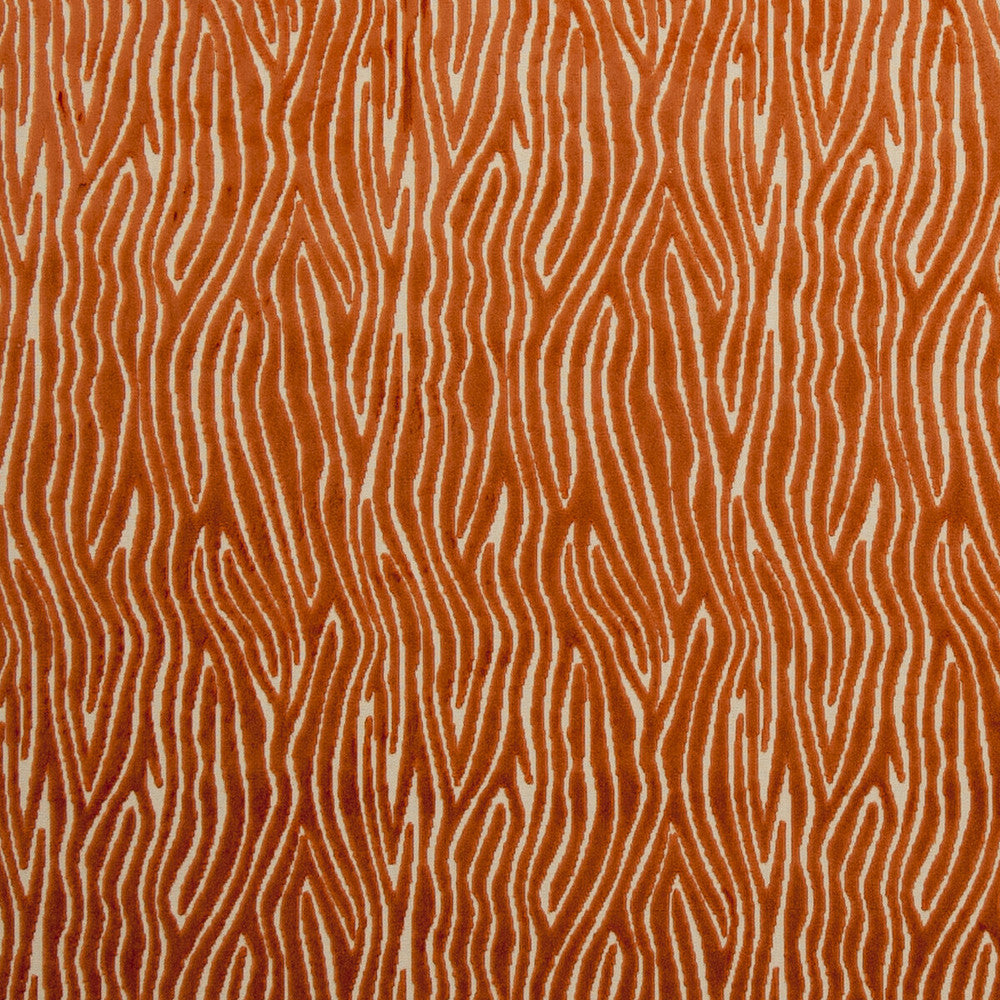 Onda Spice by Clarke And Clarke Designer Fabric CLARKE & CLARKE DIMENSIONS VISCOSE - 52%;POLYESTER - 48% Turkey HEAVY Horizontal: 6.89 and Vertical: 12.2 54 - Swanky Fabrics -
