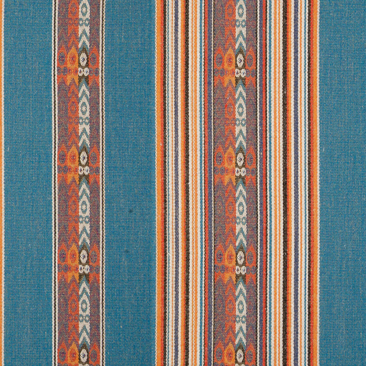 Totem Capri by Clarke And Clarke Designer Fabric CLARKE & CLARKE NAVAJO COTTON - 51%;VISCOSE - 34%;LINEN - 8%;POLYESTER - 7% Turkey HEAVY Horizontal: 21.46 and Vertical: 6.77 54 - Swanky Fabrics -