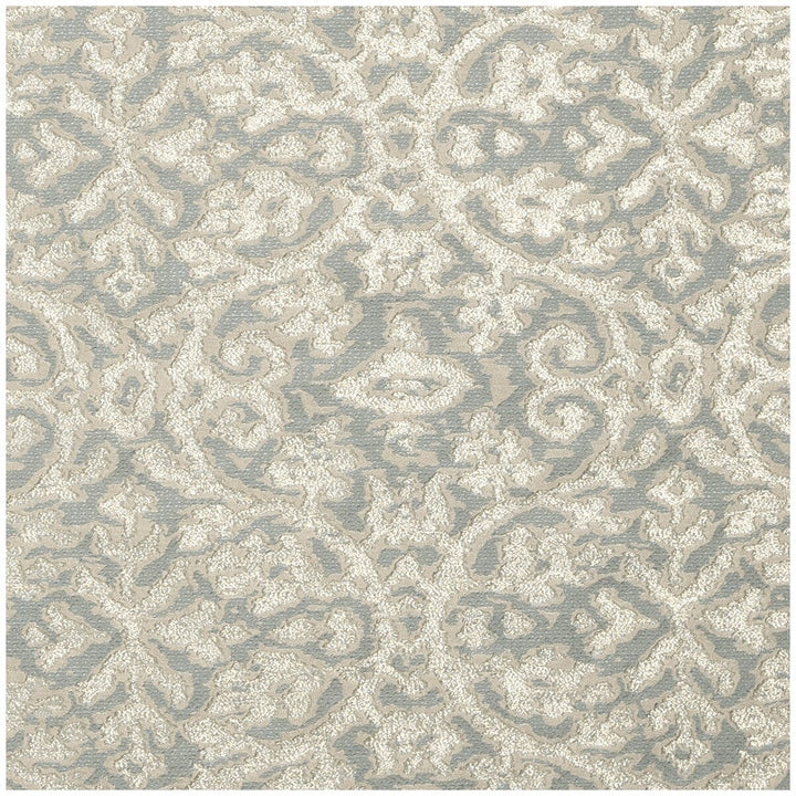 Imperiale Mineral by Clarke And Clarke Designer Fabric CLARKE & CLARKE IMPERIALE NYLON - 35%;VISCOSE - 28%;LINEN - 26%;METAL - 11% India MEDIUM Horizontal: 9.45 and Vertical: 9.65 57 - Swanky Fabrics -