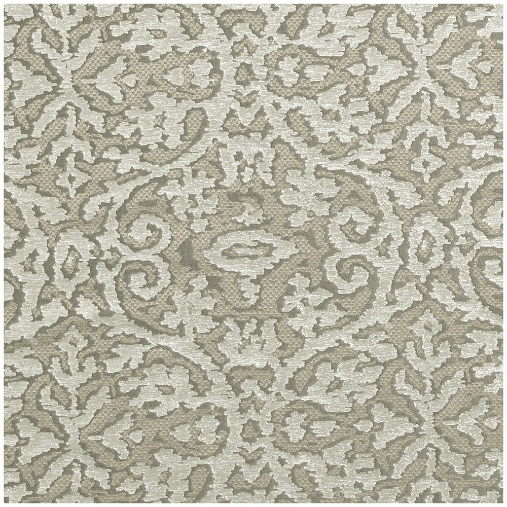 Imperiale Pebble by Clarke And Clarke Designer Fabric CLARKE & CLARKE IMPERIALE NYLON - 35%;VISCOSE - 28%;LINEN - 26%;METAL - 11% India MEDIUM Horizontal: 9.45 and Vertical: 9.65 57 - Swanky Fabrics -