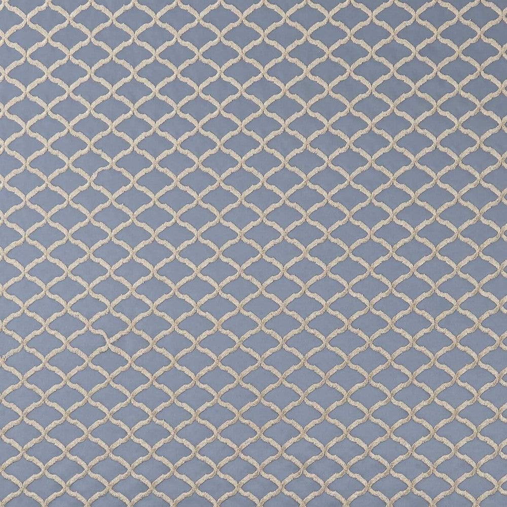 Reggio Chicory by Clarke And Clarke Designer Fabric CLARKE & CLARKE IMPERIALE COTTON - 60%;POLYESTER - 40% India Horizontal: 1.46 and Vertical: 1.26 55 - Swanky Fabrics -