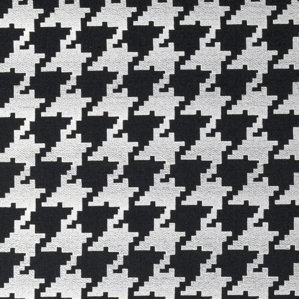 Bw1011 Black/White by Clarke And Clarke Designer Fabric CLARKE & CLARKE BLACK + WHITE COTTON - 25%;LINEN - 25%;POLYESTER - 25%;VISCOSE - 25% India Horizontal: 3.25 and Vertical: 3.25 55 - Swanky Fabrics -
