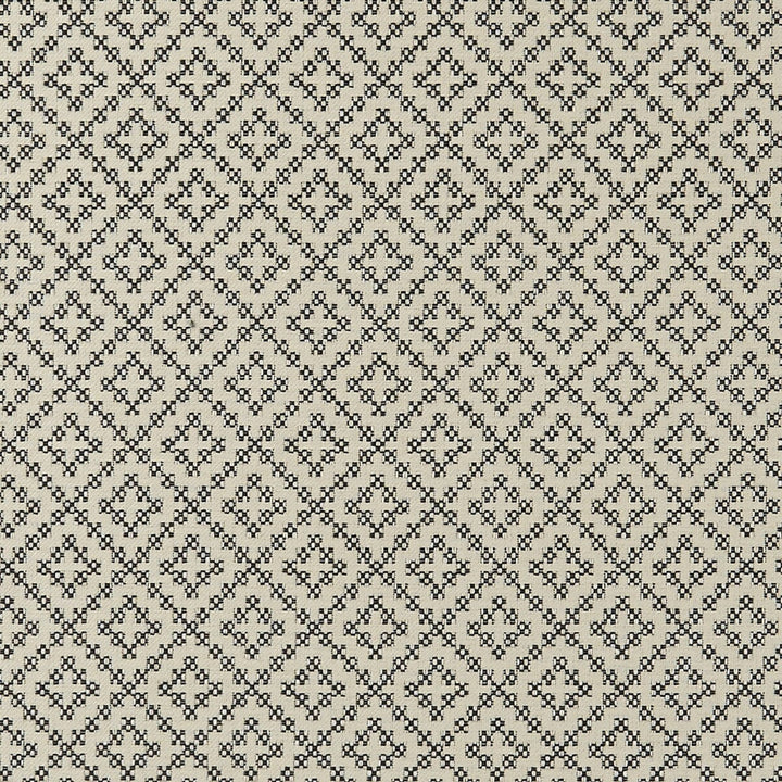 Bw1021 Black/White by Clarke And Clarke Designer Fabric CLARKE & CLARKE BLACK + WHITE COTTON - 62%;POLYESTER - 38% Turkey MEDIUM Horizontal: 4.65 and Vertical: 2.28 55 - Swanky Fabrics -