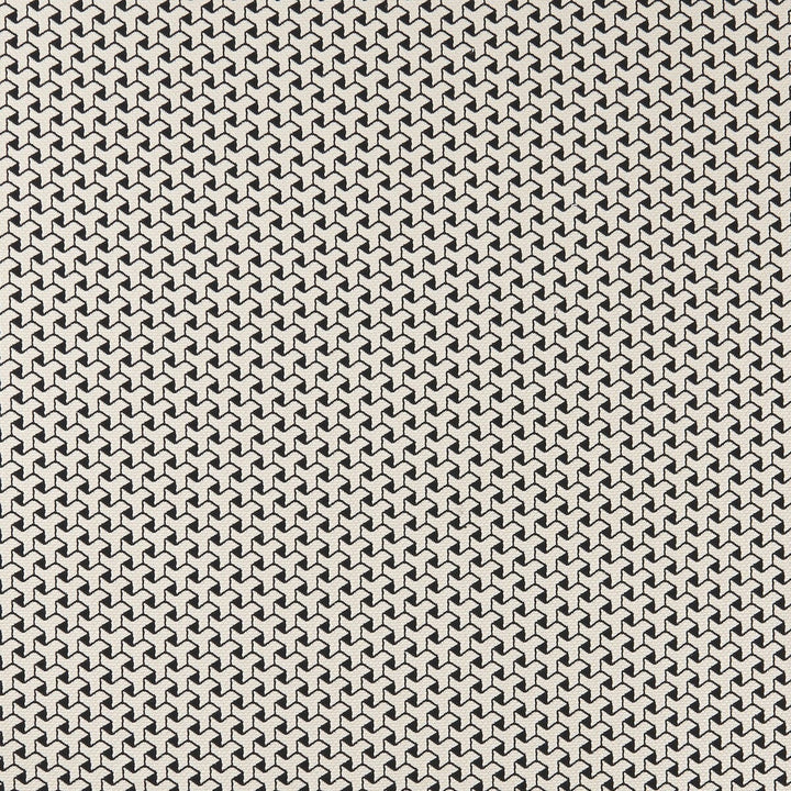 Bw1034 Black/White by Clarke And Clarke Designer Fabric CLARKE & CLARKE BLACK + WHITE VISCOSE - 44%;POLYESTER - 38%;COTTON - 18% Italy HEAVY Horizontal: 1.38 and Vertical: 0.71 55 - Swanky Fabrics -