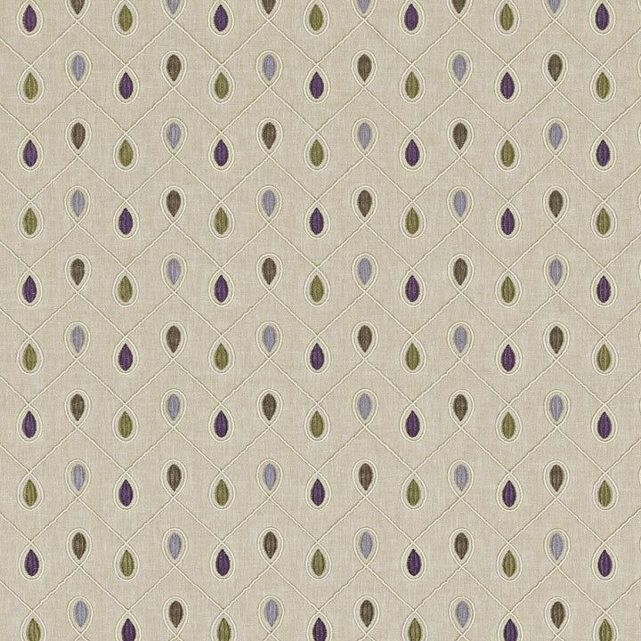 Healey Heather by Clarke And Clarke Designer Fabric CLARKE & CLARKE RICHMOND POLYESTER - 52%;COTTON - 48% India Horizontal: 6.3 and Vertical: 4.53 54 - Swanky Fabrics -