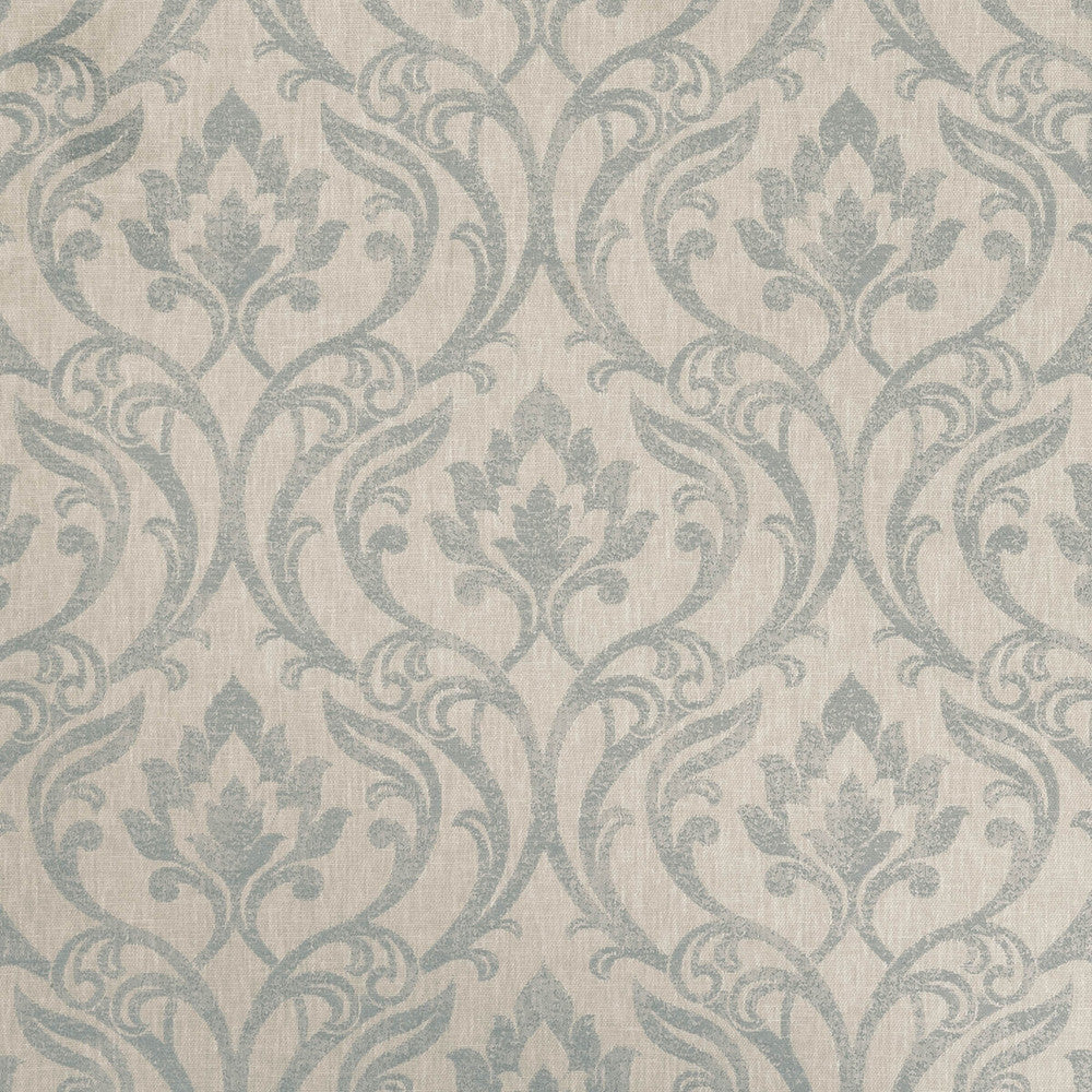 Leyburn Duckegg by Clarke And Clarke Fabric Clarke And Clarke Fabric Leyburn DuckeggFabric CLARKE & CLARKE RICHMOND POLYESTER - 58%;COTTON - 21%;VISCOSE - 21% India </p><p>Repeat: H: 13.46, V: 12.48 54 - Fabric Carolina -