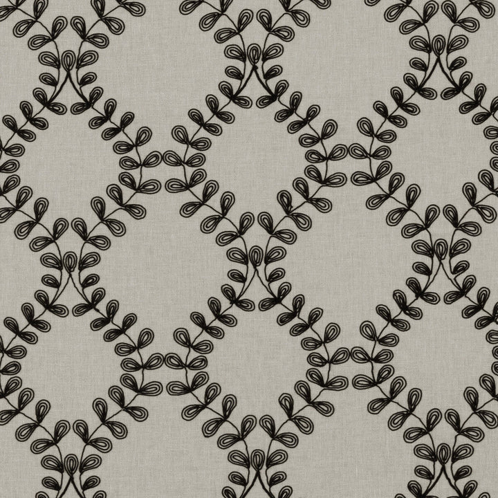 Malham Charcoal by Clarke And Clarke Designer Fabric CLARKE & CLARKE RICHMOND POLYESTER - 52%;COTTON - 48% India - Horizontal: 8.46 and Vertical: 9.06 54 - Swanky Fabrics -