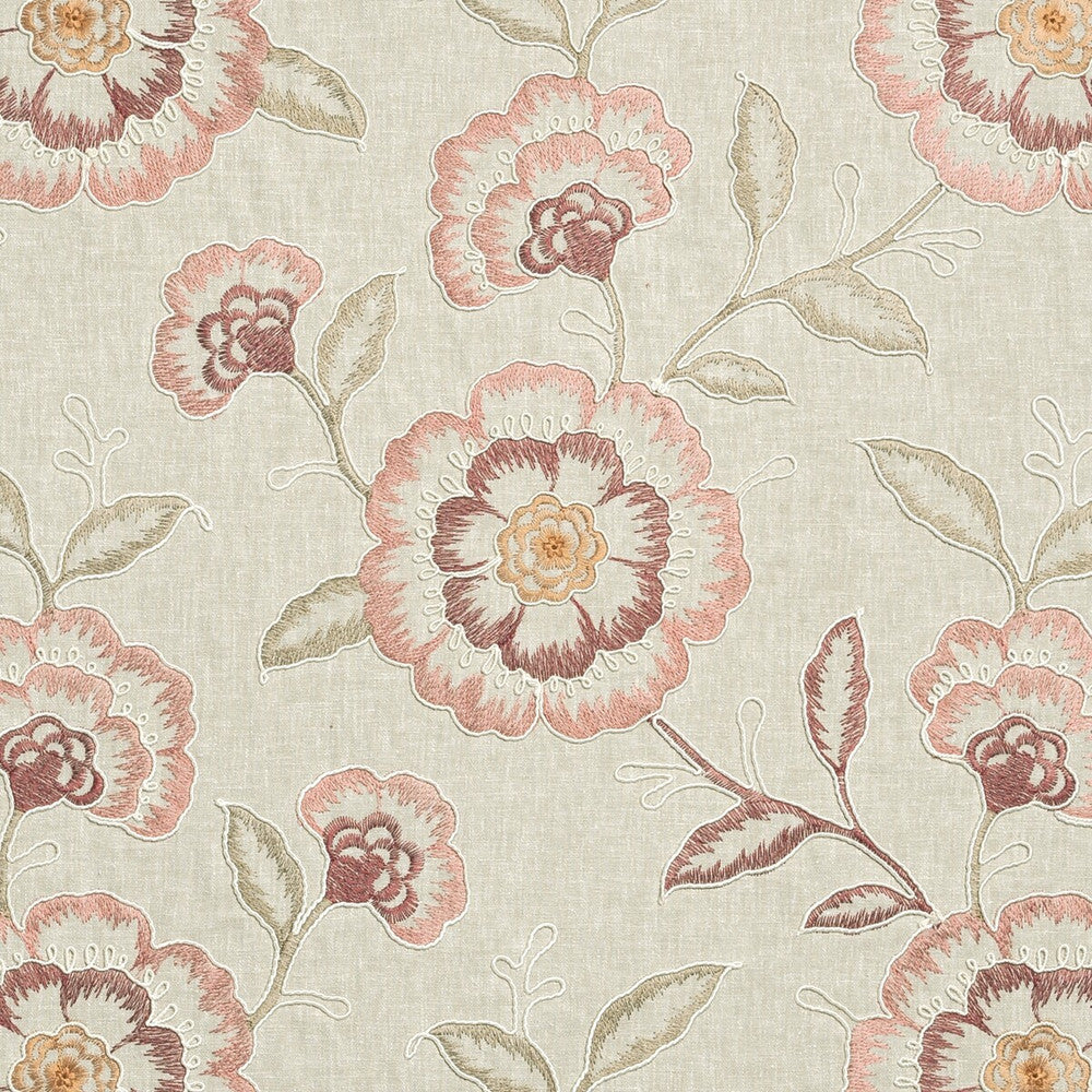 Richmond Spice by Clarke And Clarke Designer Fabric CLARKE & CLARKE RICHMOND POLYESTER - 52%;COTTON - 48% India - Horizontal: 16.93 and Vertical: 18.9 54 - Swanky Fabrics -