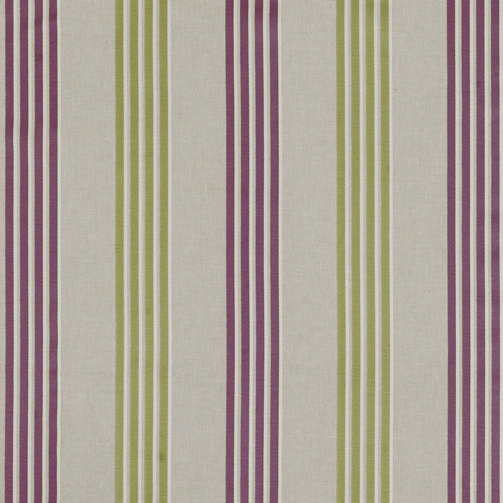 Wensley Violet/Citrus by Clarke And Clarke Designer Fabric CLARKE & CLARKE RICHMOND POLYESTER - 77%;COTTON - 23% India MEDIUM Horizontal: 9.33 and Vertical: 0 54 - Swanky Fabrics -