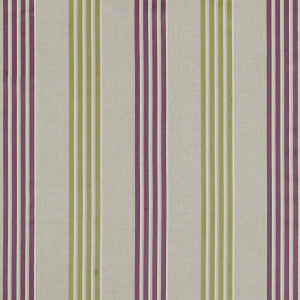 Clarke And Clarke Fabric Wensley Violet/Citrus