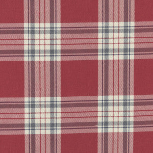 Clarke And Clarke Fabric Glenmore Red