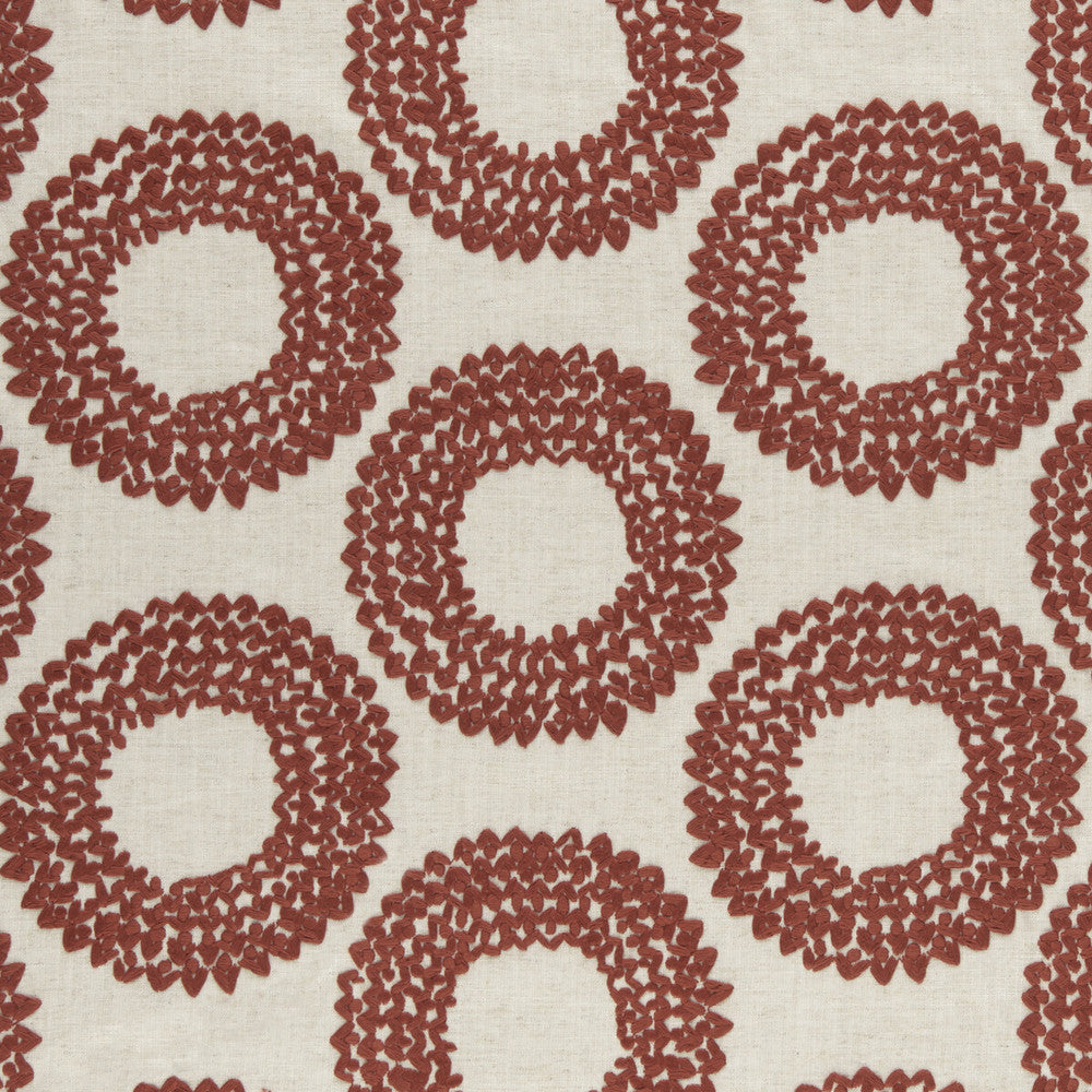 Dashiki Cinnabar by Clarke And Clarke Fabric Clarke And Clarke Fabric Dashiki CinnabarFabric CLARKE & CLARKE AMARA COTTON - 100% India </p><p>Repeat: H: 12.87, V: 9.21 55 - Fabric Carolina -