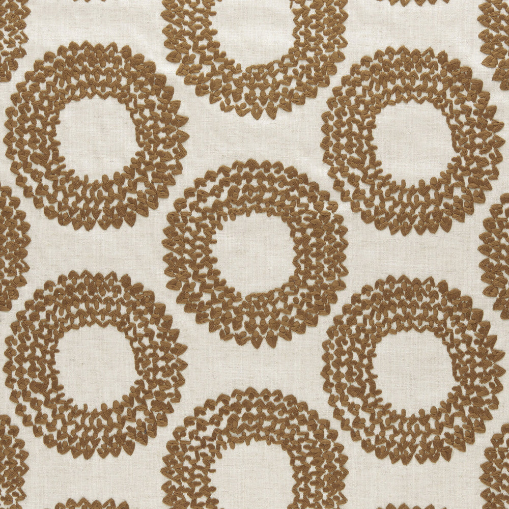 Dashiki Cinnamon by Clarke And Clarke Designer Fabric CLARKE & CLARKE AMARA COTTON - 100% India Horizontal: 12.87 and Vertical: 9.21 55 - Swanky Fabrics -