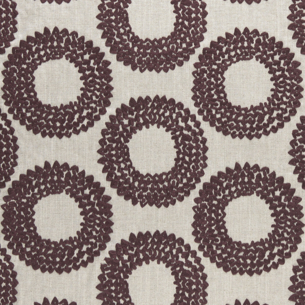 Dashiki Plum by Clarke And Clarke Fabric Clarke And Clarke Fabric Dashiki PlumFabric CLARKE & CLARKE AMARA COTTON - 100% India </p><p>Repeat: H: 12.87, V: 9.21 55 - Fabric Carolina -