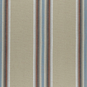 Clarke And Clarke Fabric Imani Cinnabar/Aqua