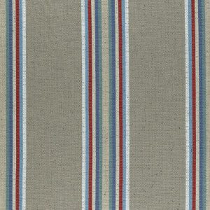 Clarke And Clarke Fabric Imani Indigo/Red