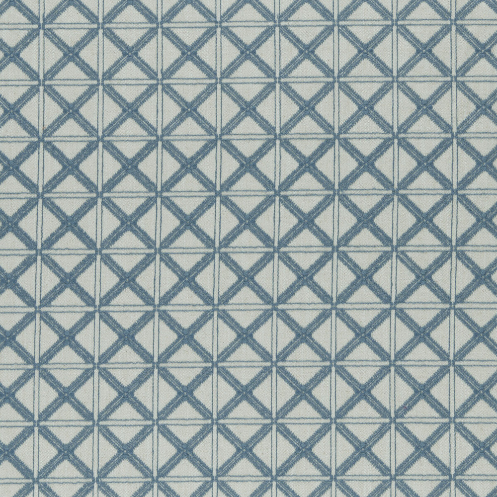 Makenzi Aqua by Clarke And Clarke Designer Fabric CLARKE & CLARKE AMARA COTTON - 25%;LINEN - 25%;POLYESTER - 25%;VISCOSE - 25% India - Horizontal: 2.24 and Vertical: 2.09 55 - Swanky Fabrics -