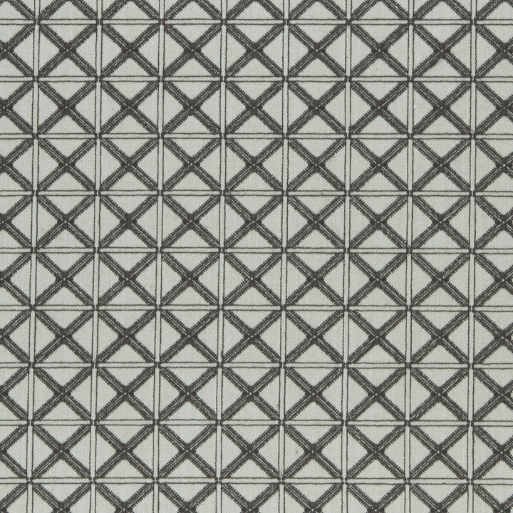 Makenzi Charcoal by Clarke And Clarke Designer Fabric CLARKE & CLARKE AMARA COTTON - 25%;LINEN - 25%;POLYESTER - 25%;VISCOSE - 25% India Horizontal: 2.24 and Vertical: 2.09 55 - Swanky Fabrics -
