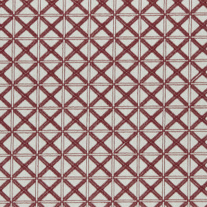 Clarke And Clarke Fabric Makenzi Red