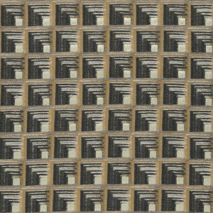 Clarke And Clarke Fabric Oni Charcoal/Cinnamon