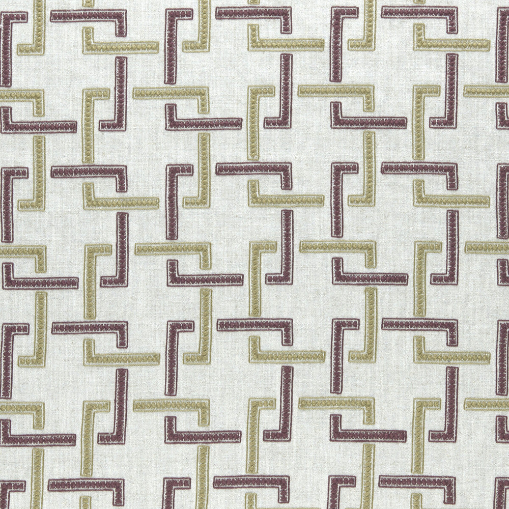 Sekai Orchid/Willow by Clarke And Clarke Designer Fabric CLARKE & CLARKE AMARA - India - Horizontal: 6.57 and Vertical: 6.22 55 - Swanky Fabrics -