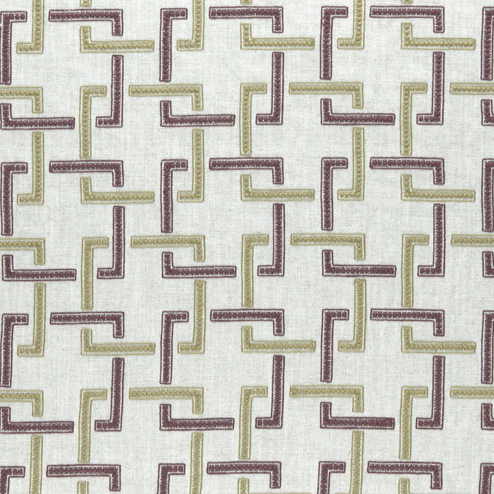 Sekai Orchid/Willow by Clarke And Clarke Designer Fabric CLARKE & CLARKE AMARA - India - Horizontal: 6.57 and Vertical: 6.22 55 - Swanky Fabrics -