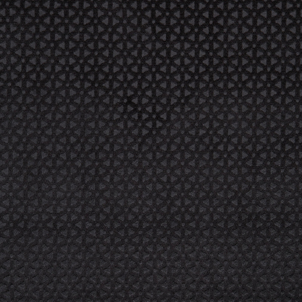 Loreto Jet by Clarke And Clarke Designer Fabric CLARKE & CLARKE LUSTRO POLYESTER - 100% China HEAVY Horizontal: 0.79 and Vertical: 0.39 55 - Swanky Fabrics -