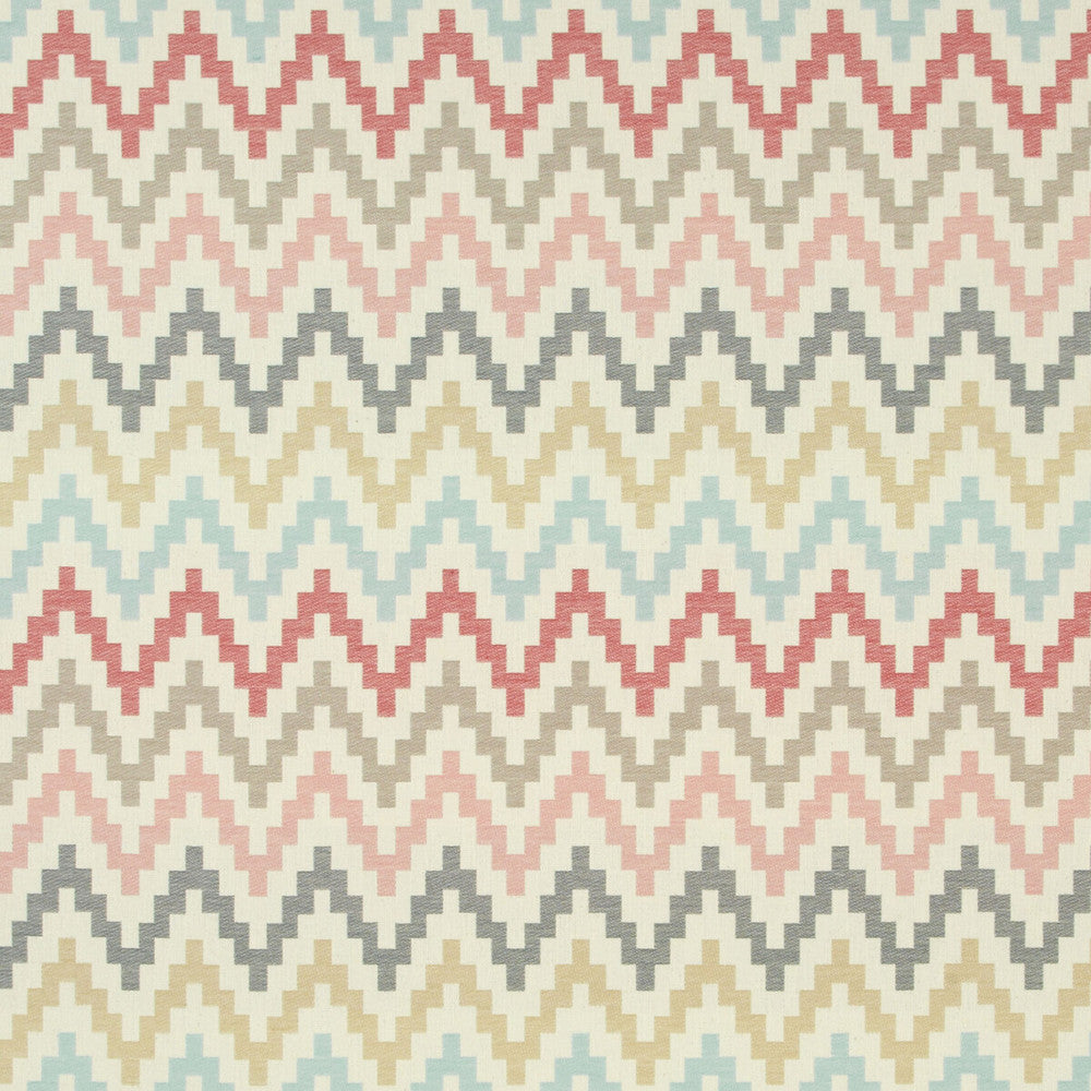 Klaudia Pastel by Clarke And Clarke Designer Fabric CLARKE & CLARKE WILDERNESS POLYESTER - 75%;COTTON - 25% India - Horizontal: 3.35 and Vertical: 14.57 51 - Swanky Fabrics -