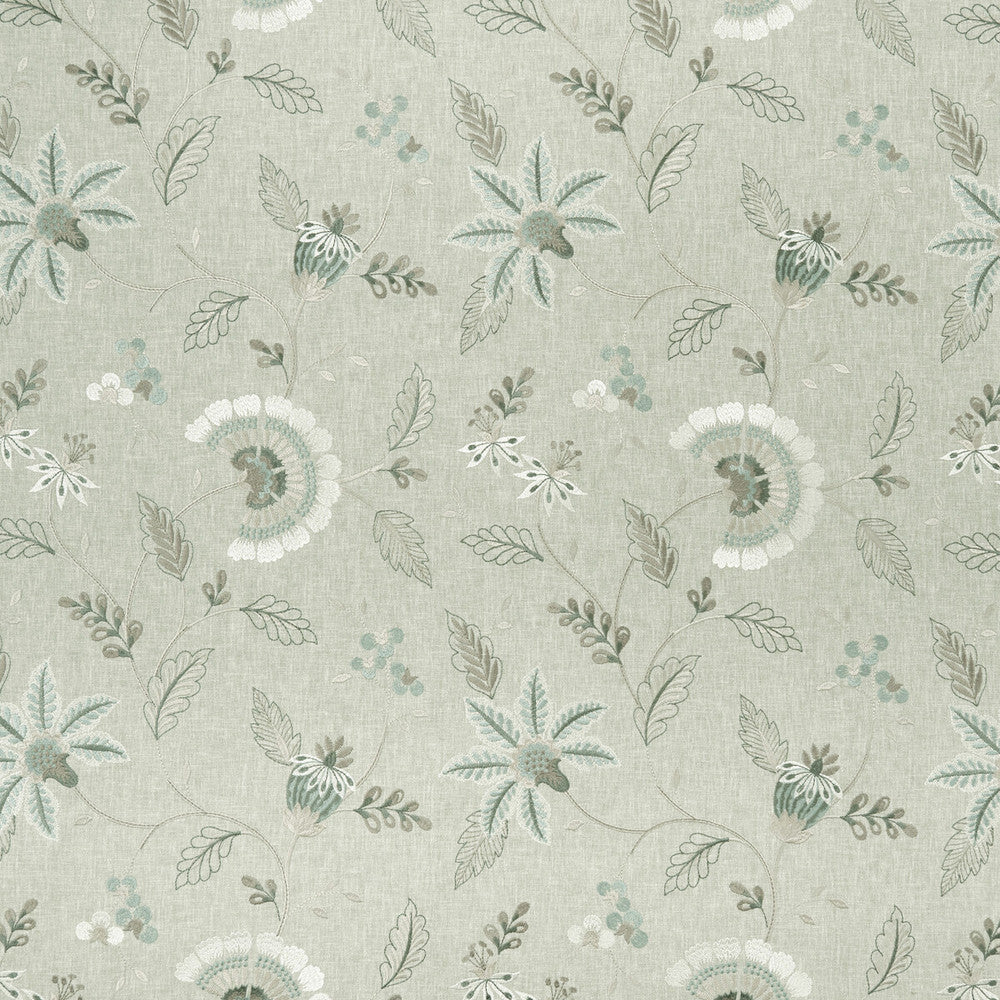 Delamere Duckegg by Clarke And Clarke Fabric Clarke And Clarke Fabric Delamere DuckeggFabric CLARKE & CLARKE HALCYON POLYESTER - 52%;COTTON - 48% India </p><p>Repeat: H: 17.05, V: 18.9 54 - Fabric Carolina -