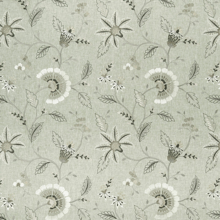 Delamere Natural by Clarke And Clarke Designer Fabric CLARKE & CLARKE HALCYON POLYESTER - 52%;COTTON - 48% India - Horizontal: 17.05 and Vertical: 18.9 54 - Swanky Fabrics -