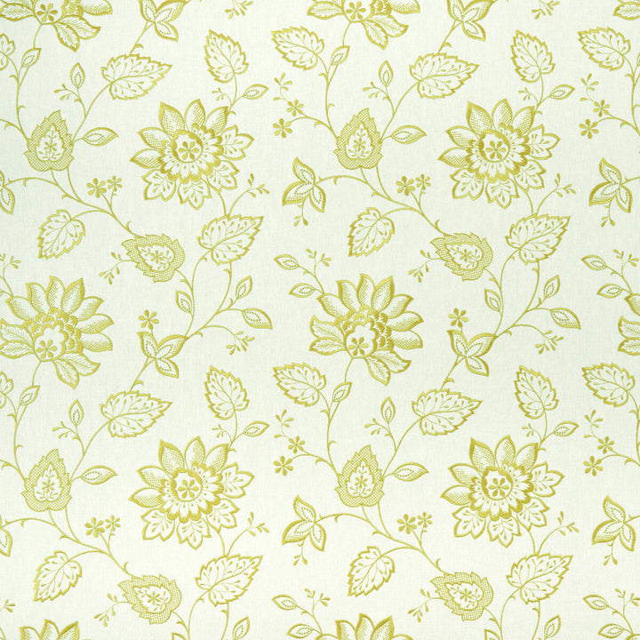Liliana Apple by Clarke And Clarke Designer Fabric CLARKE & CLARKE HALCYON POLYESTER - 52%;COTTON - 48% India Horizontal: 17.05 and Vertical: 18.9 54 - Swanky Fabrics -