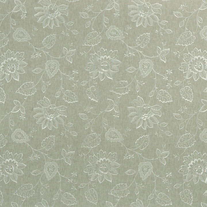 Liliana Dove by Clarke And Clarke Designer Fabric CLARKE & CLARKE HALCYON POLYESTER - 52%;COTTON - 48% India Horizontal: 17.05 and Vertical: 18.9 54 - Swanky Fabrics -