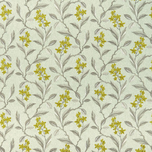 Clarke And Clarke Fabric Melrose Chartreuse