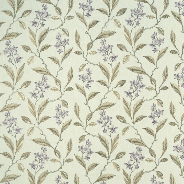 Melrose Heather by Clarke And Clarke Designer Fabric CLARKE & CLARKE HALCYON POLYESTER - 52%;COTTON - 48% India Horizontal: 17.32 and Vertical: 12.8 54 - Swanky Fabrics -