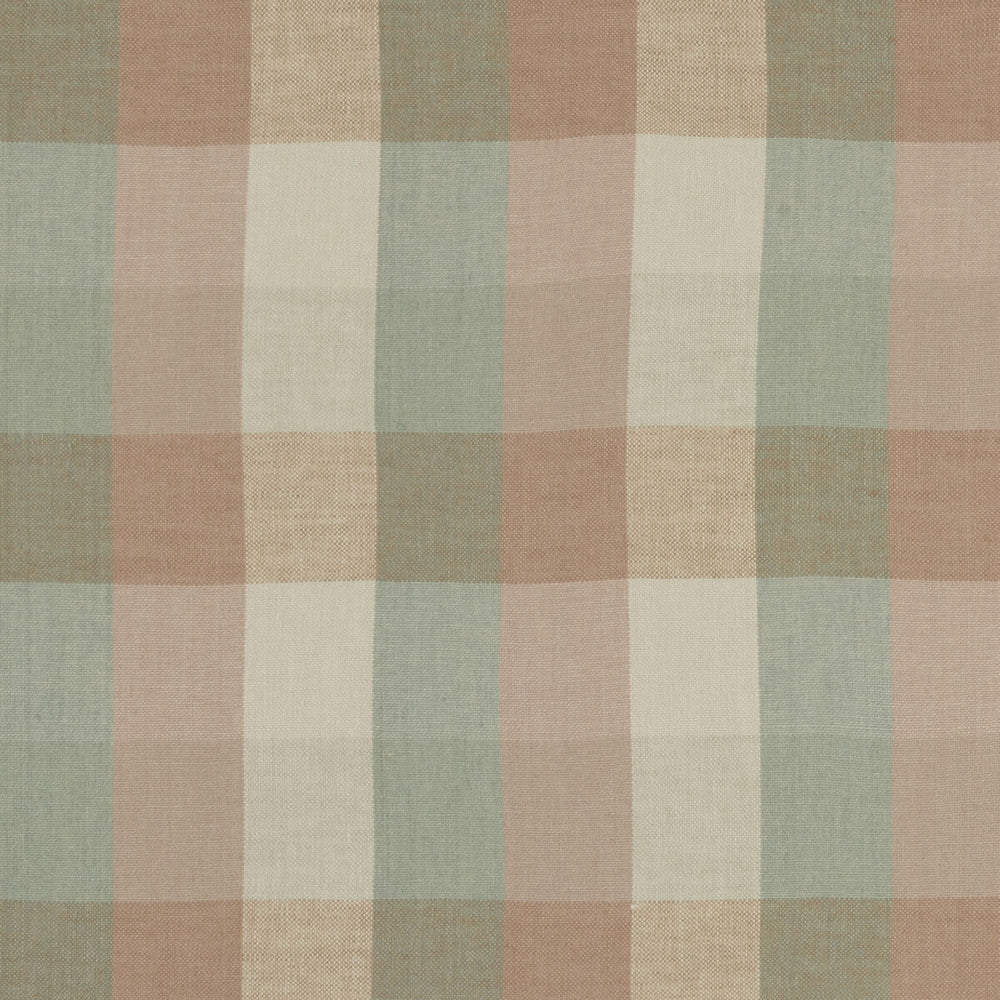 Austin Check Mineral/Blush by Clarke And Clarke Fabric Clarke And Clarke Fabric Austin Check Mineral/BlushFabric CLARKE & CLARKE CASTLE GARDEN LINEN - 100% Turkey </p><p>Repeat: H: 6.89, V: 7.68 53 - Fabric Carolina -