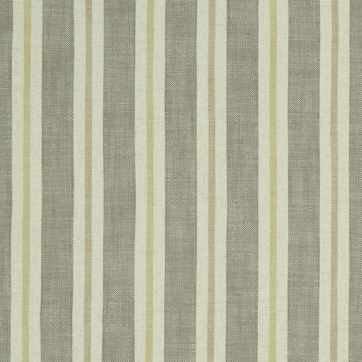 Sackville Stripe Citron/Natural by Clarke And Clarke Designer Fabric CLARKE & CLARKE CASTLE GARDEN VISCOSE - 80%;LINEN - 20% Turkey HEAVY Horizontal: 4.33 and Vertical: 0 54 - Swanky Fabrics -