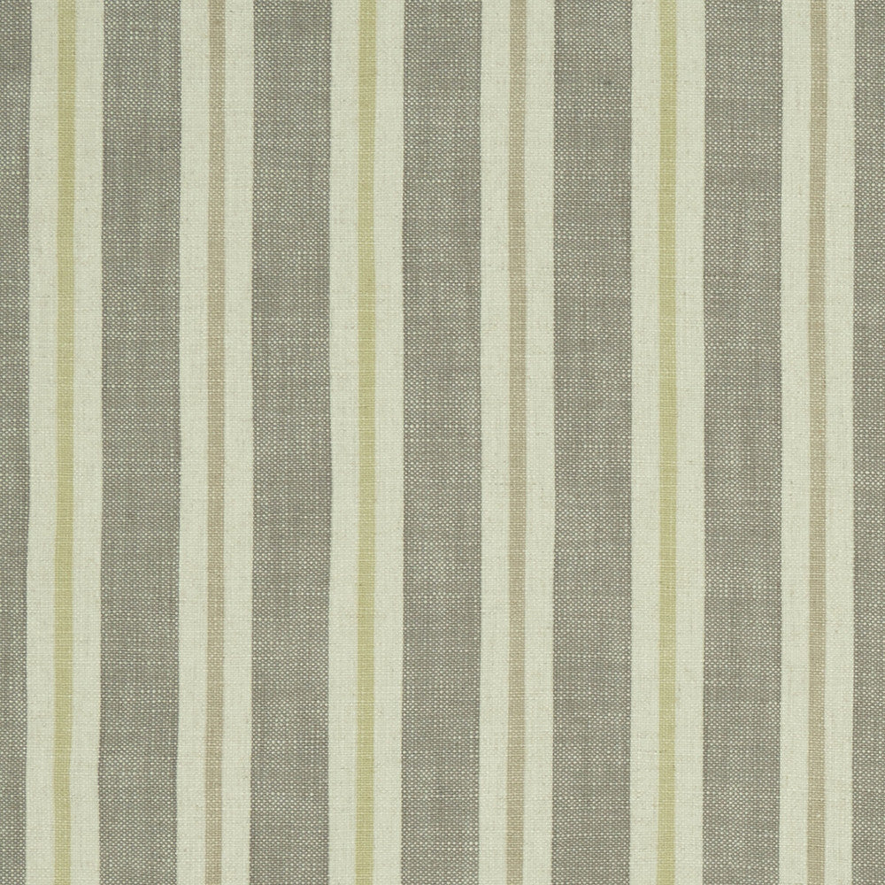 Sackville Stripe Citron/Natural by Clarke And Clarke Designer Fabric CLARKE & CLARKE CASTLE GARDEN VISCOSE - 80%;LINEN - 20% Turkey HEAVY Horizontal: 4.33 and Vertical: 0 54 - Swanky Fabrics -