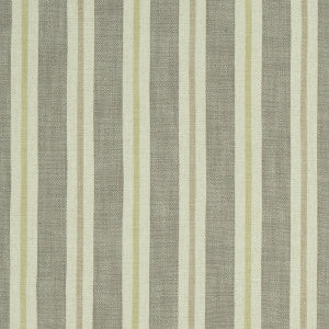 Clarke And Clarke Fabric Sackville Stripe Citron/Natural