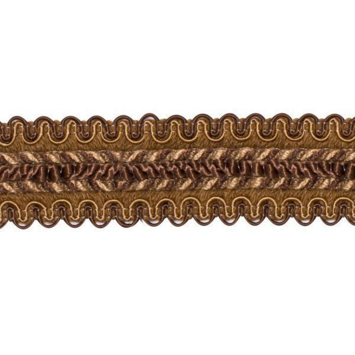 04029 Brown by Europatex Designer Fabric Portofino 50% Viscose, 50% Cotton 1.25 inches - Swanky Fabrics -