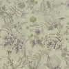 Clarke And Clarke Fabric Sissinghurst Heather/Olive