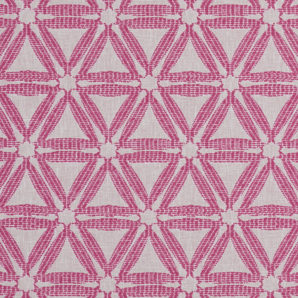 Delta Raspberry by Clarke And Clarke Designer Fabric CLARKE & CLARKE DELTA COTTON - 67%;POLYESTER - 33% India - Horizontal: 4.33 and Vertical: 7.48 54 - Swanky Fabrics -