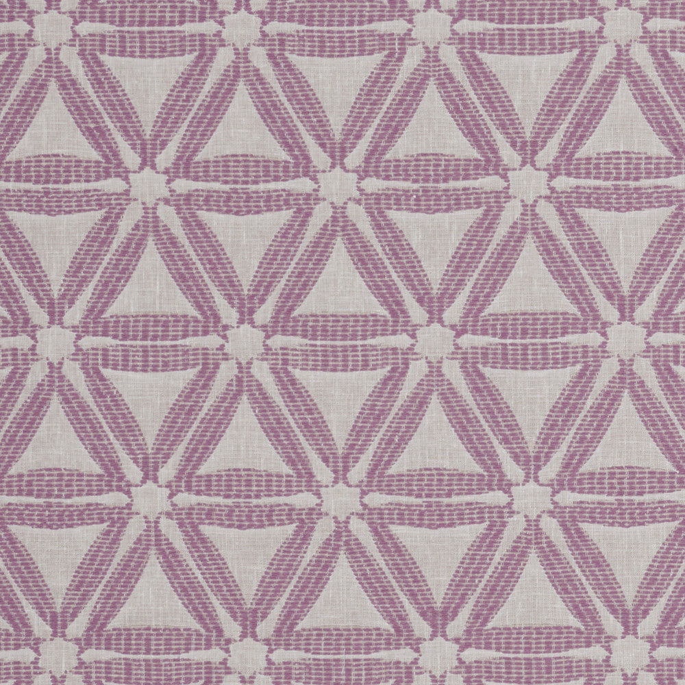 Delta Violet by Clarke And Clarke Designer Fabric CLARKE & CLARKE DELTA COTTON - 67%;POLYESTER - 33% India Horizontal: 4.33 and Vertical: 7.48 54 - Swanky Fabrics -