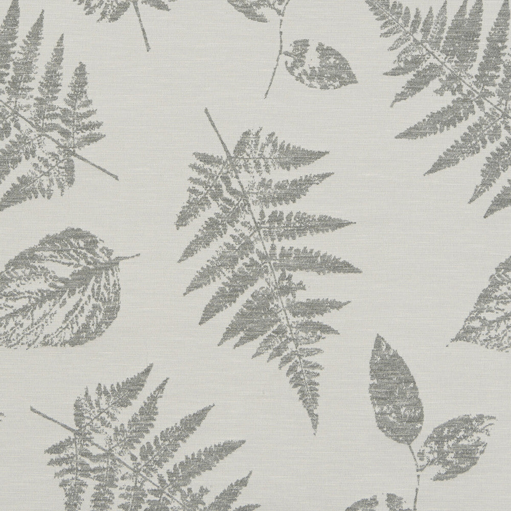 Foliage Silver by Clarke And Clarke Fabric Clarke And Clarke Fabric Foliage SilverFabric CLARKE & CLARKE ORGANICS POLYESTER - 72%;COTTON - 28% India </p><p>Repeat: H: 13.58, V: 25.2 54 - Fabric Carolina -