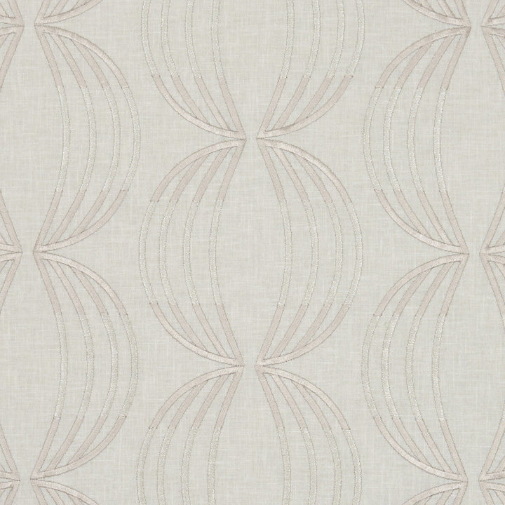 Carraway Champagne by Clarke And Clarke Designer Fabric CLARKE & CLARKE LUSSO POLYESTER - 52%;COTTON - 48% India Horizontal: 12.68 and Vertical: 6.3 54 - Swanky Fabrics -